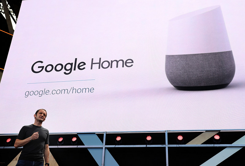 Google CEO Sundar Pichai speaks during Google I/O 2016