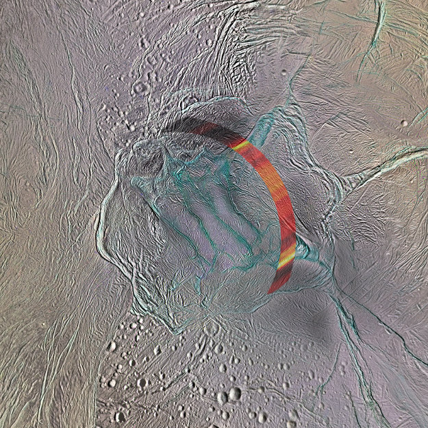 south-pole of enceladus