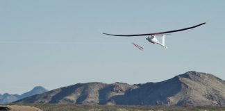 vanilla drone in flight