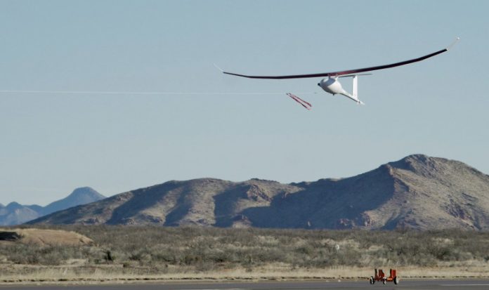 vanilla drone in flight