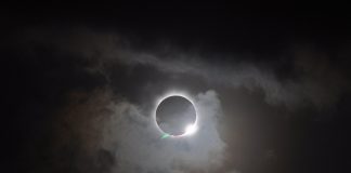 photo of a solar eclipse